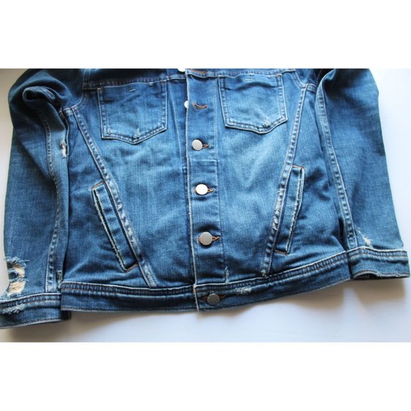 L'AGENCE Celine Jacket Authentique Distressed Size XS - Picture 11 of 14